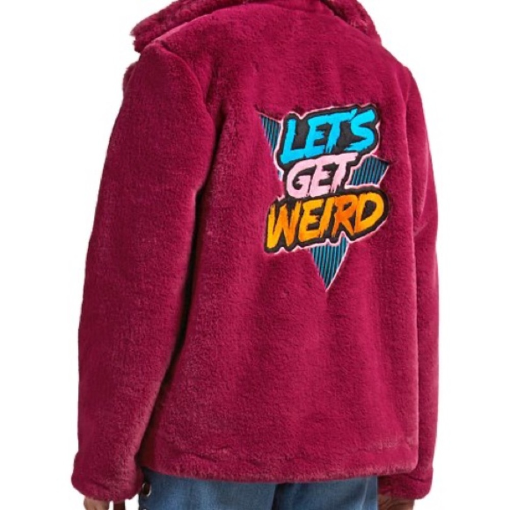 Volcom x Georgia May Jager faux fur jacket